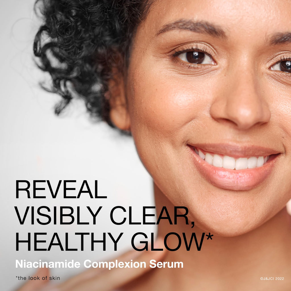 Neutrogena Hydro Boost + Niacinamide Serum for Face with Hyaluronic Acid & Vitamin B3, Multi-Action Face Serum to Hydrate & Improve Skin Complexion & Refine Look of Pores, Fragrance Free, 1 oz