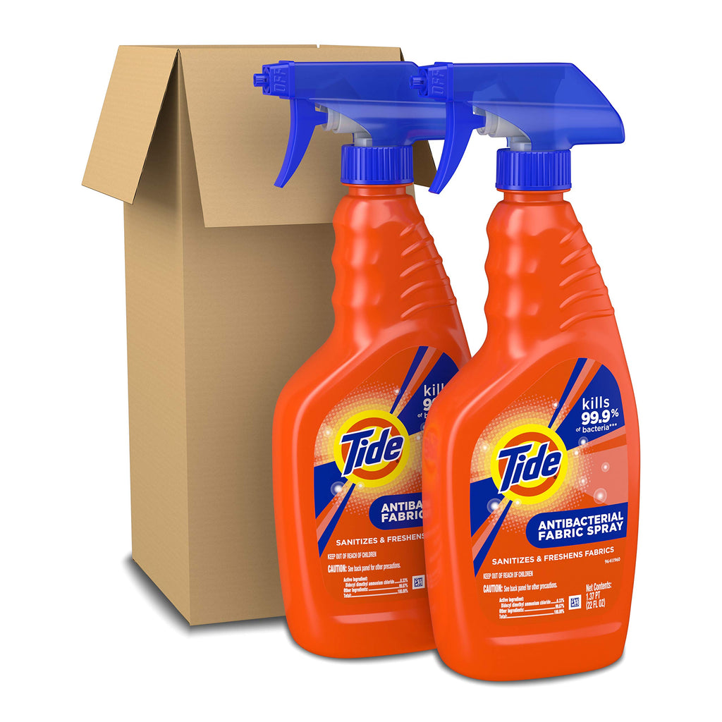 Buy now Tide Antibacterial Fabric Spray, 2 count, 22 fl oz each at indiglob india
