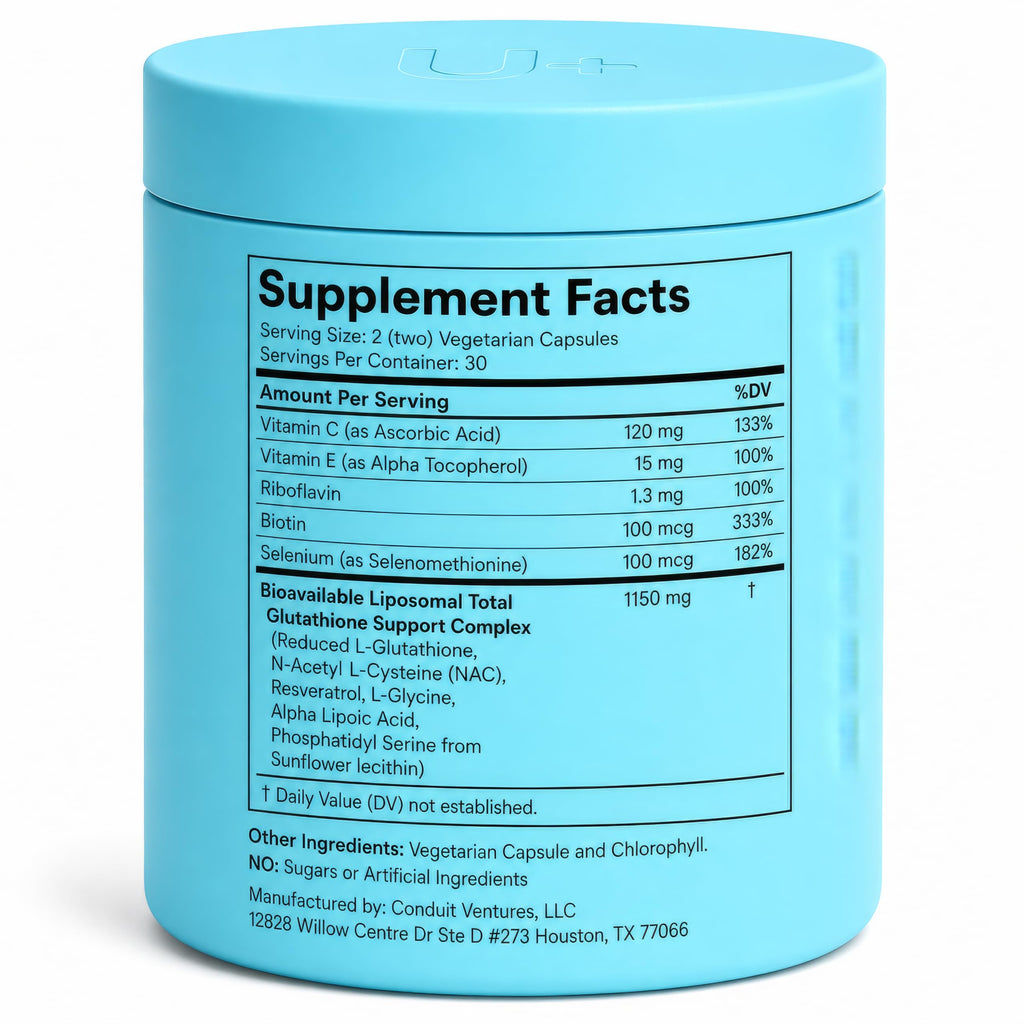 Liposomal Glutathione Supplement, 1150mg 11-in-1 Complex with NAC, 60ct