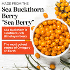 sibu Sea Buckthorn Omega-7 Softgels Starter Kit, 60ct 30-Day Supply | Supports healthy skin, hair & nails. Helps relieve dryness from within.