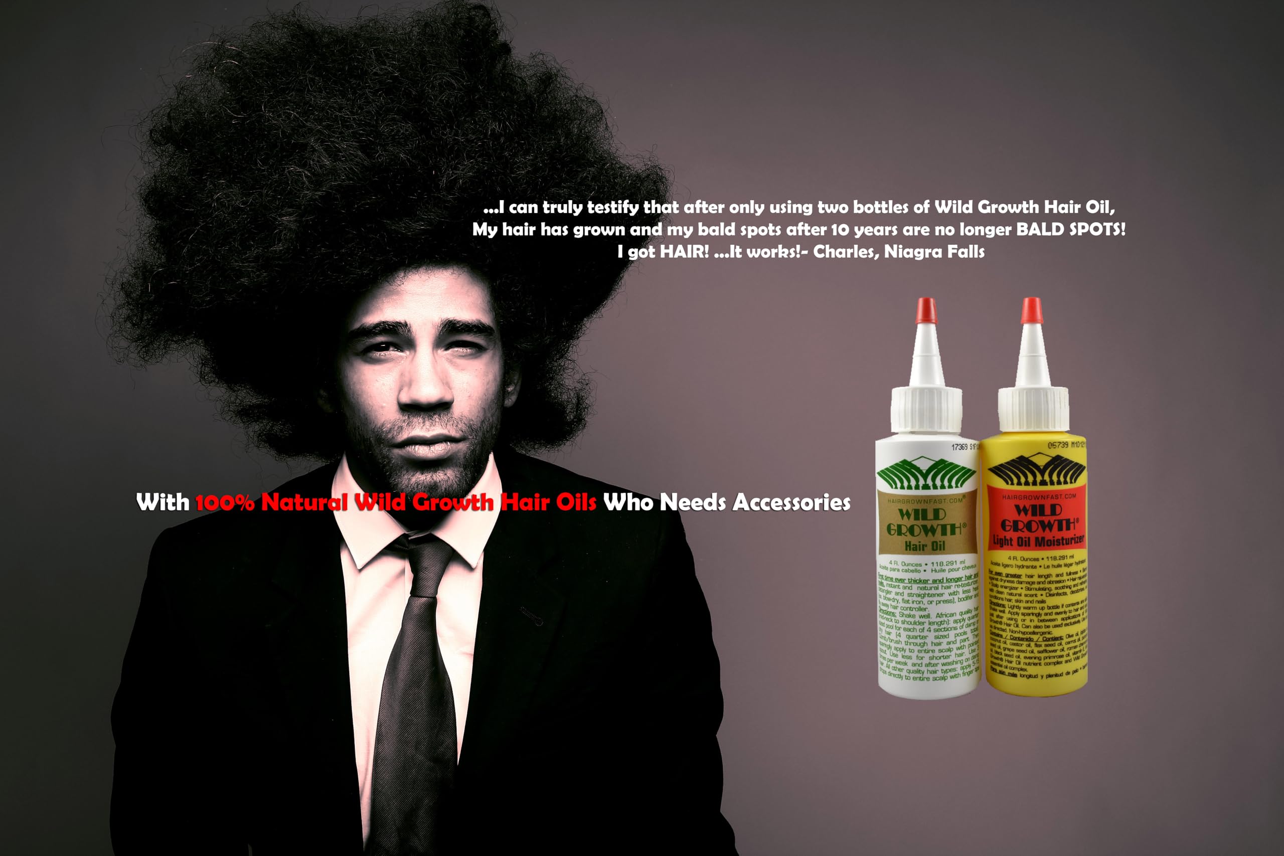 Buy now Wild Growth Hair Oil - 4oz/118.291ml by Wild Growth at indiglob india