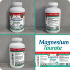 Magnesium Taurate 400mg – High Absorption for Sleep, Heart Health & Calm