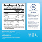 Buy now Vital Proteins Collagen Peptides Powder Advanced with Hyaluronic Acid & Vitamin C, Collagen Supplements, Unflavored, 12 Servings at indiglob india