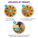 Outward Hound Nina Ottosson Tower of Treats Dog Toy Treat Puzzle, 12.5"
