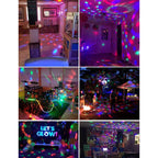 Buy now Luditek Disco Ball Party Lights Sound Activated Battery Powered Portable Karaoke Dancing Strobe Lights for Indoor Outdoor Christmas Halloween Party Decorations Supplies for Car Home at indiglob india