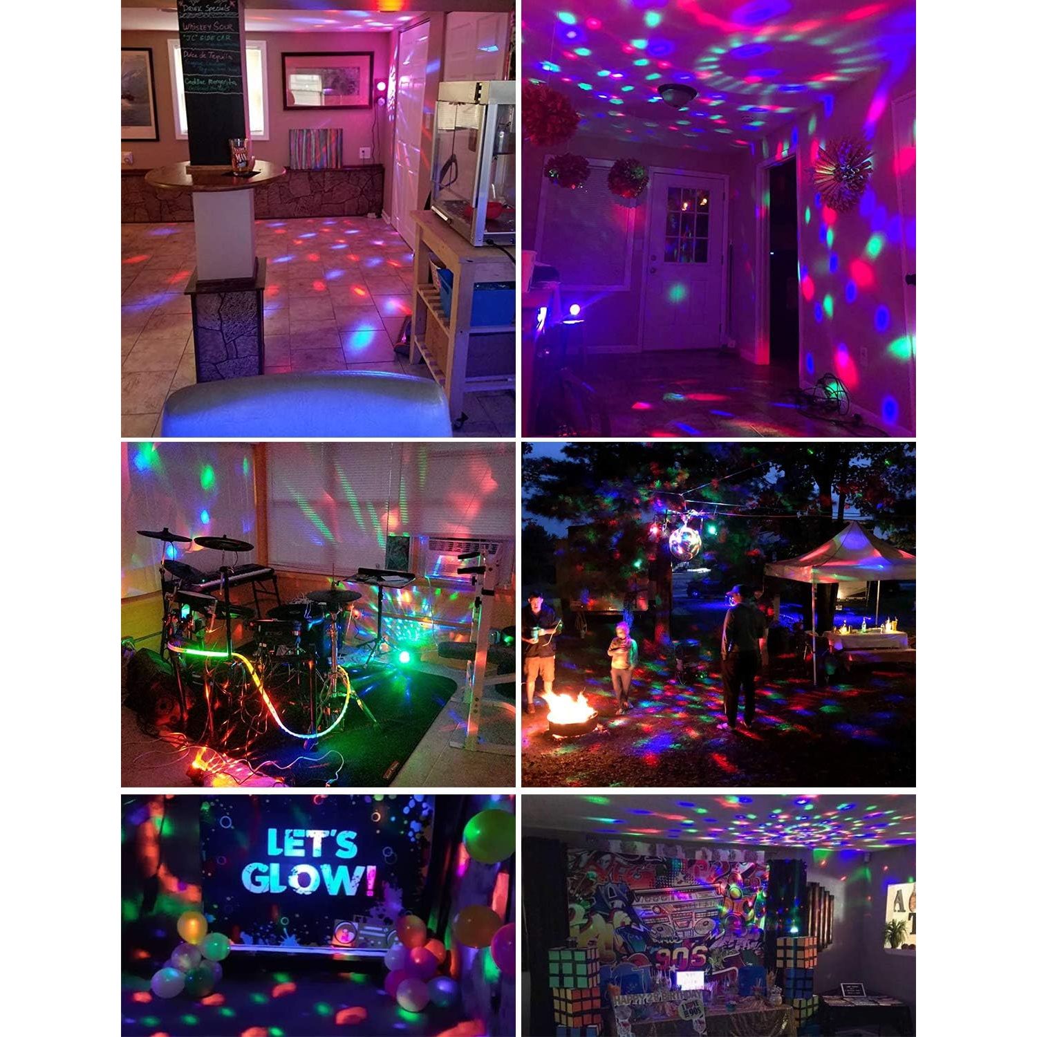 Buy now Luditek Disco Ball Party Lights Sound Activated Battery Powered Portable Karaoke Dancing Strobe Lights for Indoor Outdoor Christmas Halloween Party Decorations Supplies for Car Home at indiglob india