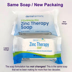 Dermaharmony 2% Pyrithione Zinc (ZnP) Bar Soap 4 oz - Crafted for Those with Skin Conditions - Seborrheic Dermatitis, Dandruff, Psoriasis, Eczema, etc.