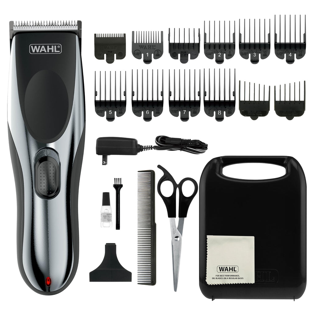 Wahl Clipper Rechargeable Cord/Cordless Haircutting & Trimming Kit | Cordless Haircutting, Trimming Long Beards & All Body Grooming, Use Plugged In Or Cordless – 79434