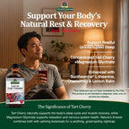 Nature's Answer Tart Cherry 8 Ounce Liquid | Promotes Recovery & Sleep | Rich in Anthocyanins | Non GMO | Gluten Free | Vegan