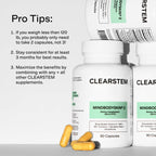 CLEARSTEM - MINDBODYSKIN Hormonal Acne Supplement (No 5-HTP) - Natural DIM Supplement - Skin Care Vitamins - Hormone Balance, Antioxidants - Gluten Free, Cruelty Free - 30 Servings, 90 Capsules