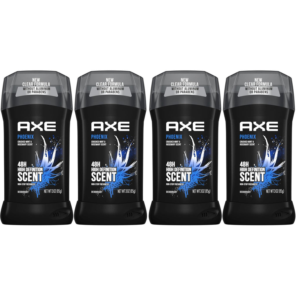 AXE Deodorant Stick for Men Phoenix 3 oz Twin Pack | For Long Lasting Odor Protection. Crushed Mint & Rosemary, Aluminum Free