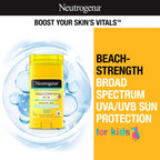Neutrogena Beach Defense Kids Sunscreen Stick SPF 60+, 1.5 oz | Hawaii Reef Act 104 Compliant, Octinoxate & Oxybenzone Free, Face & Body, Travel Size
