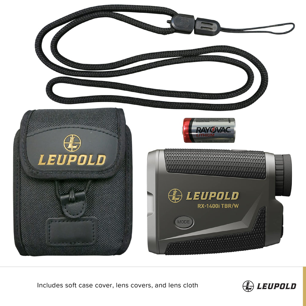 Leupold RX-1400I TBR/W Gen 2 w/Flightpath Rangefinder, Black/Gray