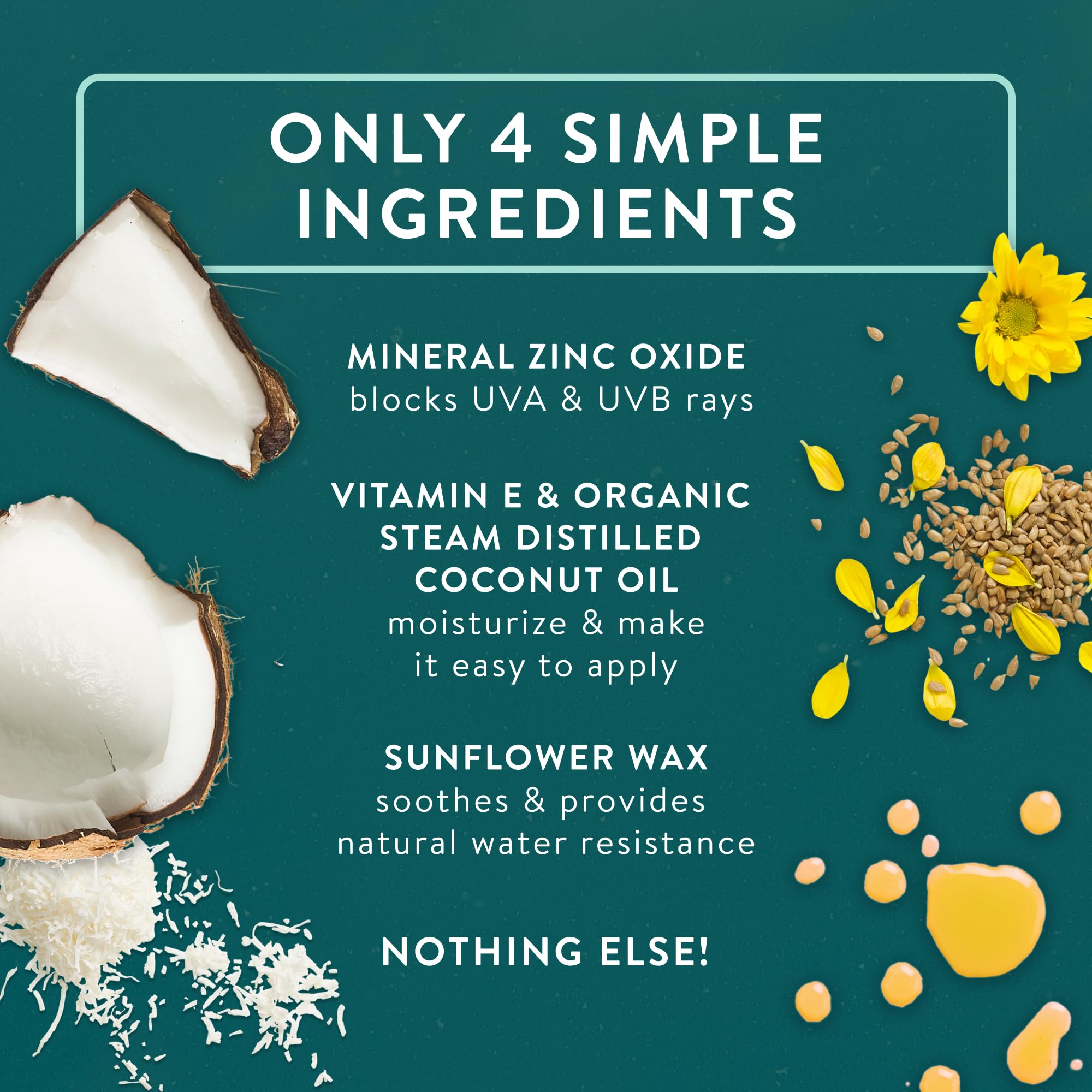 Badger Mineral Daily Sunscreen SPF 30, Zinc Oxide, Organic, 4 oz (2-Pack) | Lightweight, No White Cast, Moisturizing, Organic, Reef Safe, Vegan Unscented, Daily mineral sunscreen, Easy apply sunscreen