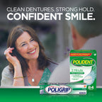 Buy now Super Poligrip Zinc Free Denture and Partials Adhesive Cream, 2.4-ounce Twin pack at indiglob india