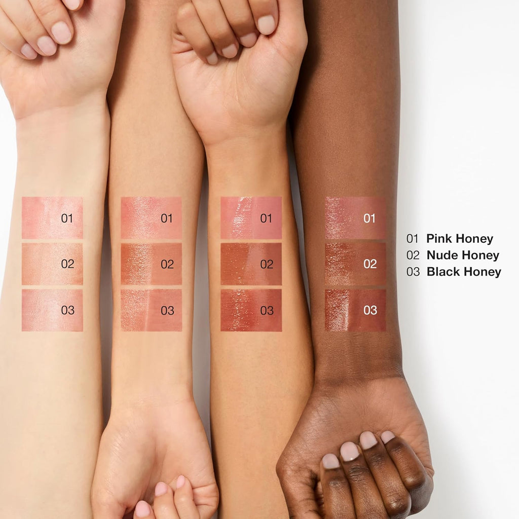 Buy now Clinique Almost Lipstick Tinted Lip Balm in 3 Iconic Shades Black Honey, Pink, and Nude Honey | Sheer + Lightweight at indiglob india