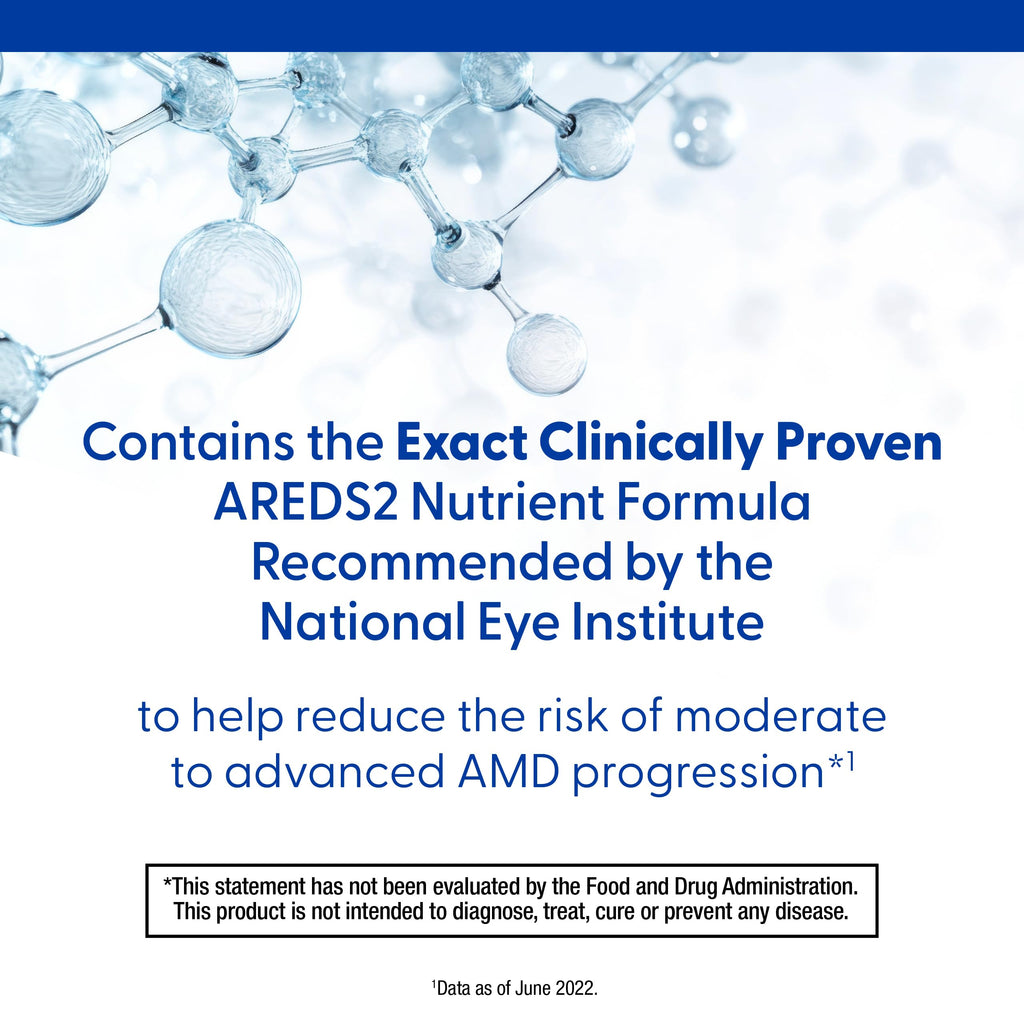 PreserVision AREDS 2 Eye Vitamins Lutein Zeaxanthin Supplement 90 Softgels | #1 eye doctor recommended brand1, AREDS 2 formula, lutein, zeaxanthin, vitamin C, zinc, macular support*, easy-swallow