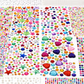 Gem Stickers, 5154Pcs Self-Adhesive Gems for Kids Crafts Scrapbook Supplies