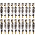 20 Pieces Presta Valve Core Replacement, Brass Tubeless for Road MTB Bike