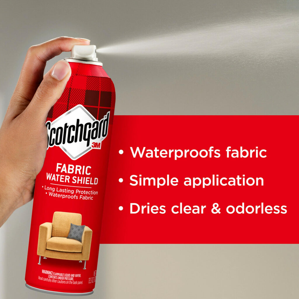 Scotchgard Fabric Water Shield, Water Repellent Spray for Spring and Summer Clothing and Household Upholstery Items, Long-Lasting Protection, Water Repellent for Seasonal Fabric, Two 10 oz Cans