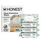 Buy now The Honest Company Hypoallergenic Multi-Use Baby Wipes for Sensitive Baby Skin Rainbow 60 Count at indiglob india