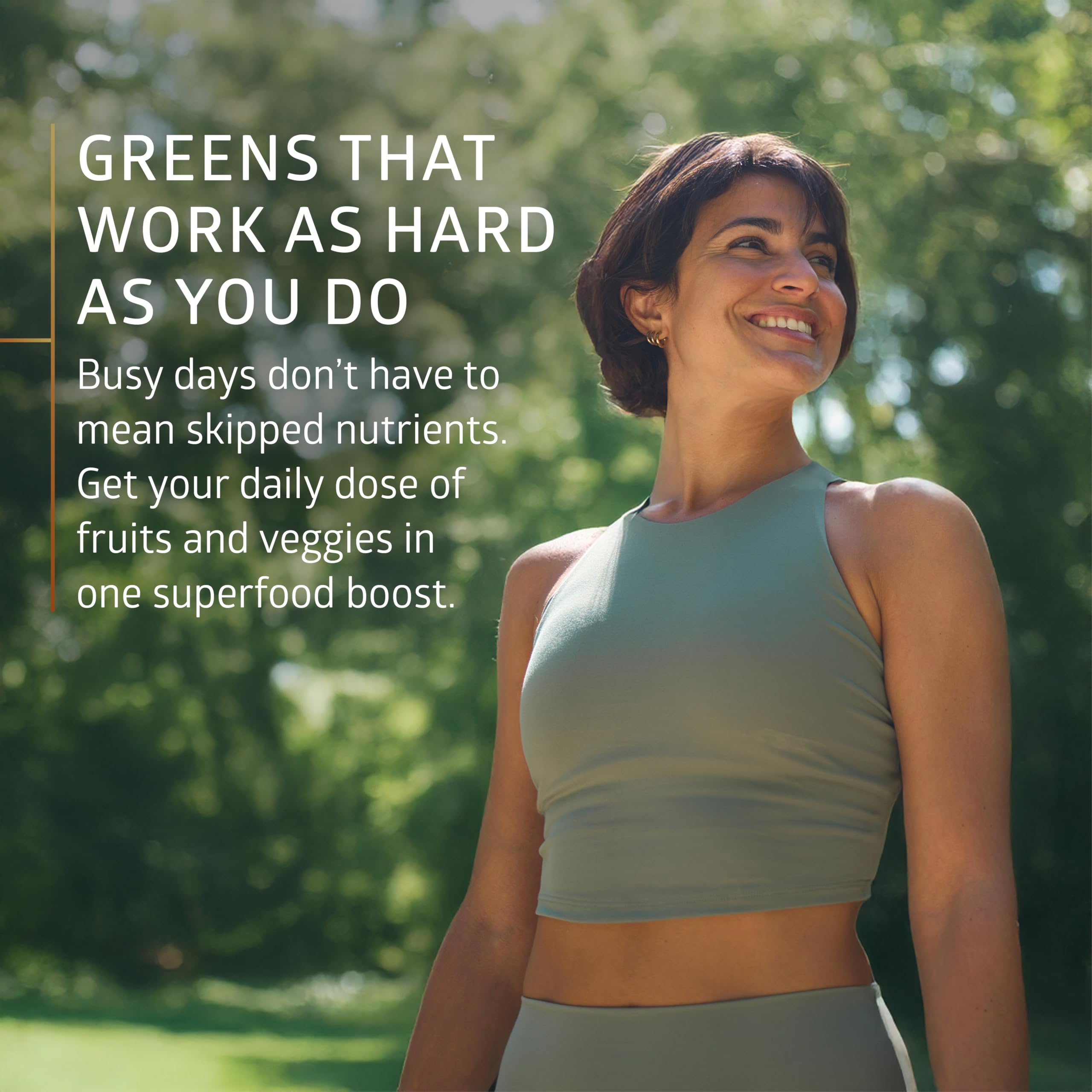 Number One Nutrition USDA Organic and Easy-to-Take Super Greens, Better Than Powder Fruits & Veggies Supplement with 28 Superfood Ingredients Like Alfalfa, Beet Root and Ginger, 120 Tablets