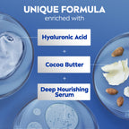 NIVEA Cocoa Butter Body Cream with Hyaluronic Acid, 16 OZ | Cocoa Butter Body Cream with Hyaluronic Acid and Deep Nourishing Serum, For Radiant and Smooth Skin, 72-Hour Body Moisturizer