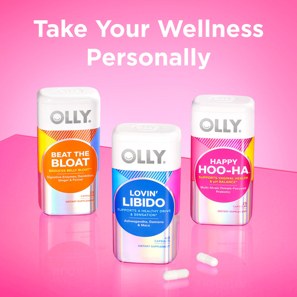 OLLY Combat Cravings, Metabolism & Energy Support Supplement,1000 mcg Chromium, Green Tea, Goji Berry, Ginger - 30 Count