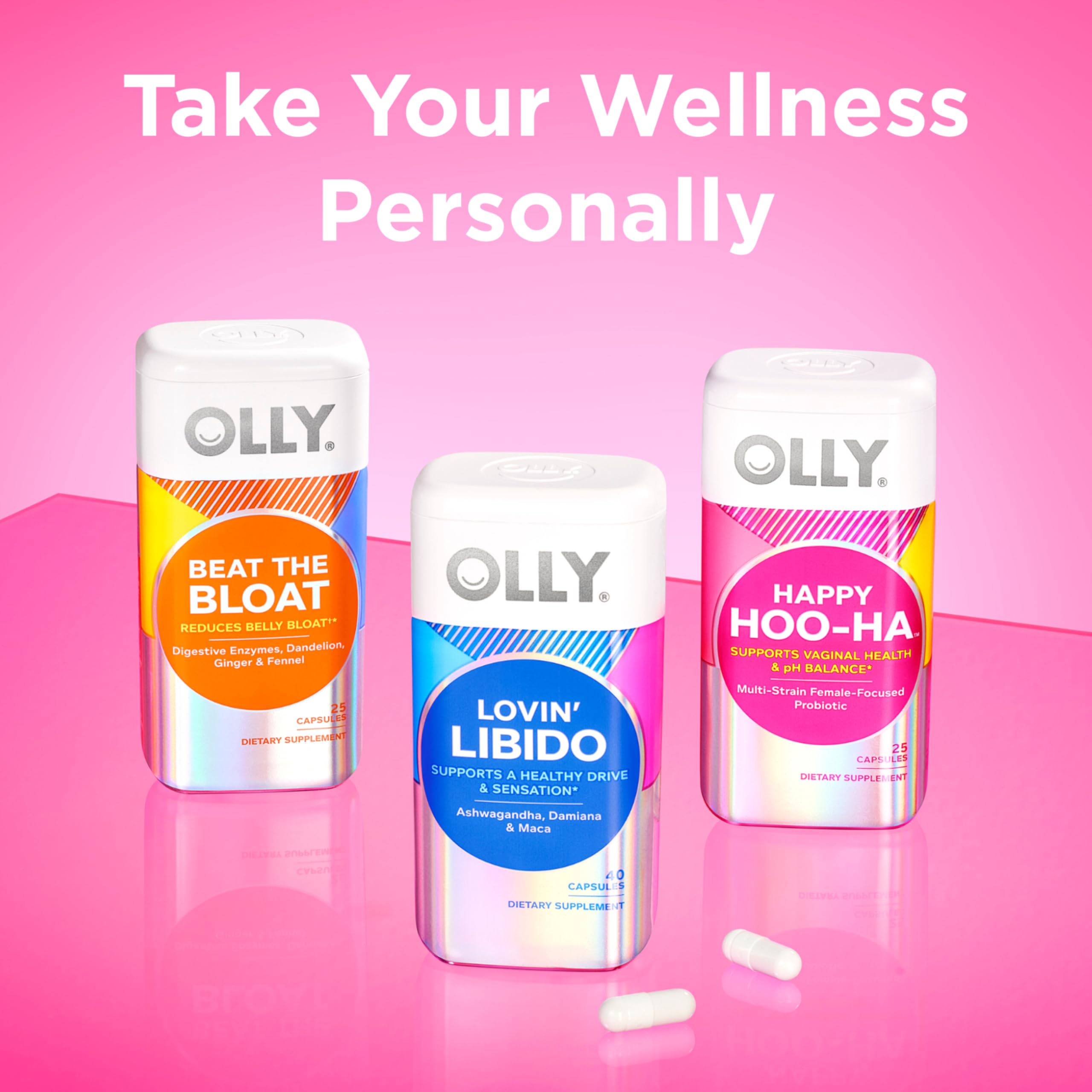 OLLY Combat Cravings, Metabolism & Energy Support Supplement,1000 mcg Chromium, Green Tea, Goji Berry, Ginger - 30 Count