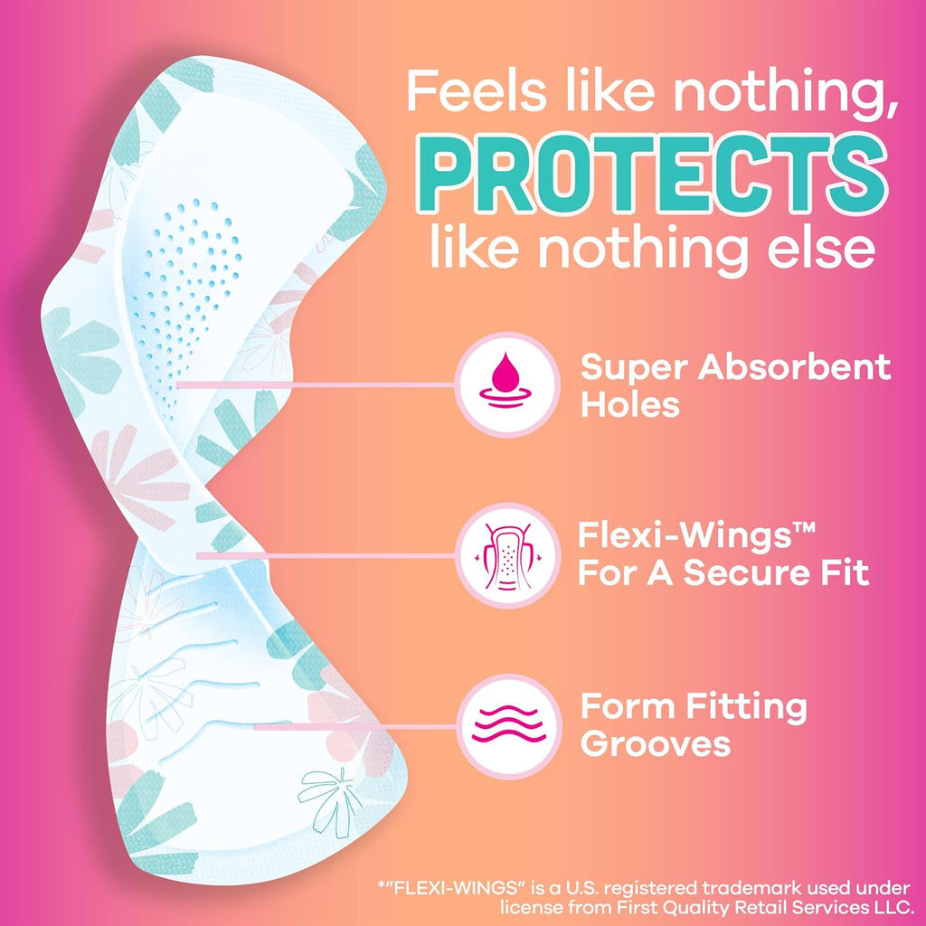 Buy now Always Radiant Teen Pads, Size 1, Regular, with Wings, Unscented, 14 Count at indiglob india