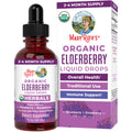 MARYRUTH'S Organic Elderberry Liquid Drops for Adults & Kids, Immunity, 1oz | 150mg Elderberry Extract, Sugar Free, Vegan, Non-GMO