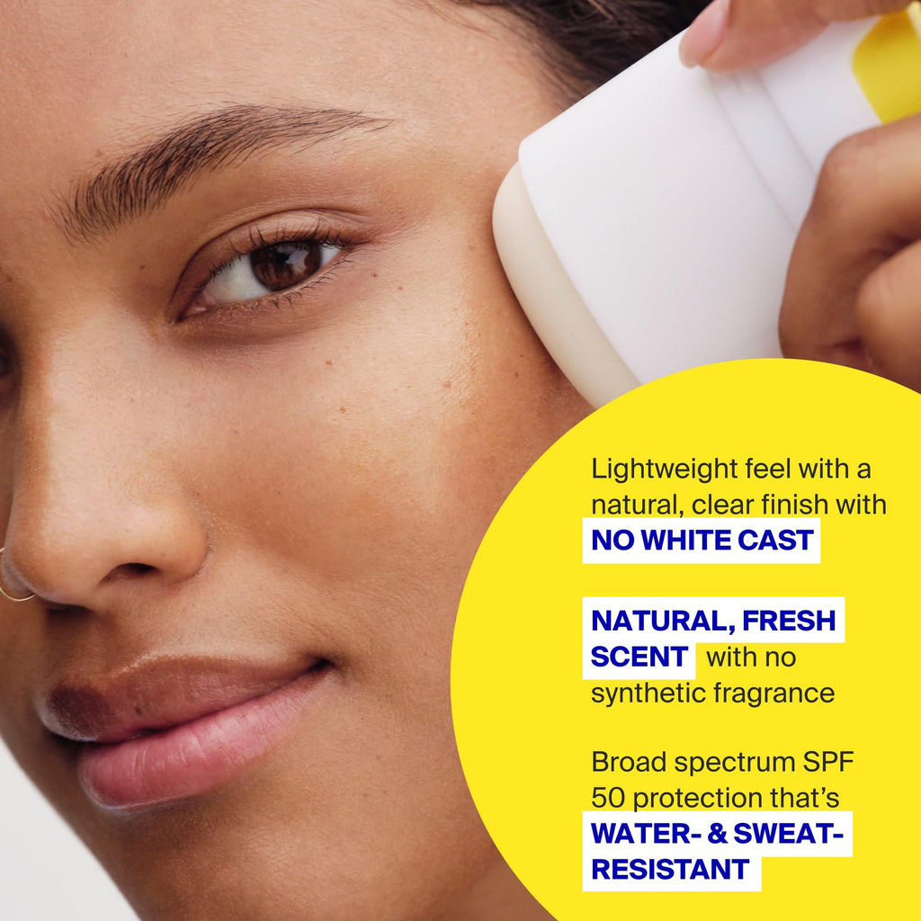 Buy now Supergoop! PLAY Everyday Sunscreen Stick SPF 50 - Lightweight, Non-Greasy Formula - Natural Finish - Fragrance Free - Water & Sweat Resistant - All Skin Types - 1.4 fl oz at indiglob india