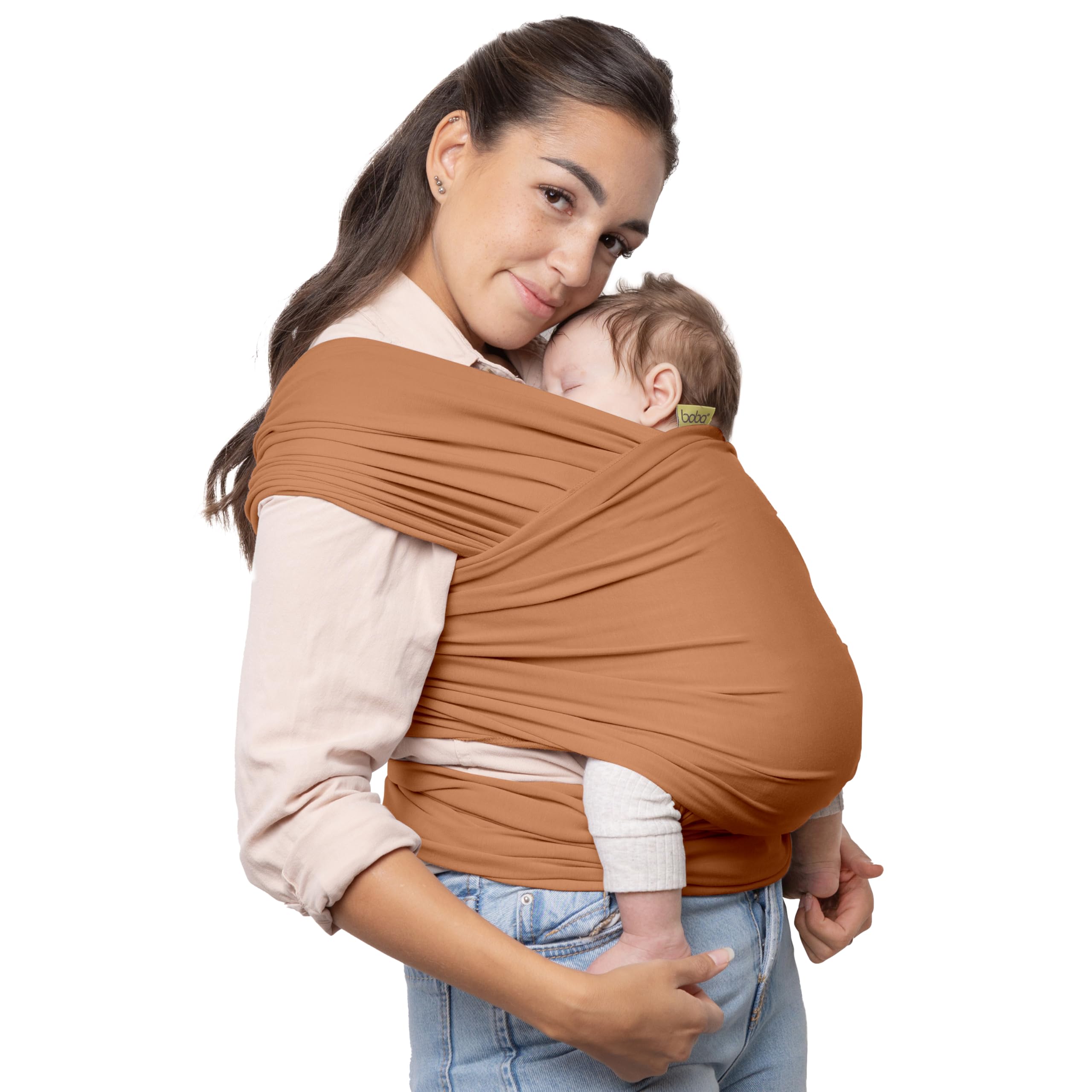Buy now Boba Baby Wrap Carrier – Original Baby Sling Carrier for Newborns (7–35 lbs), Soft, Secure, Hands-Free & Ergonomic, Ideal for Comfortable Bonding, New Parents (Grey) Cotton Fox at indiglob india