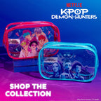 Kpop Demon Hunters™ Pencil Pouch – Huntr/x Edition, Durable PVC Pouch with Zipper, Spacious & Travel-Friendly, Official K Pop Demon Hunters Merch for K-Pop Fans, Students, Teen