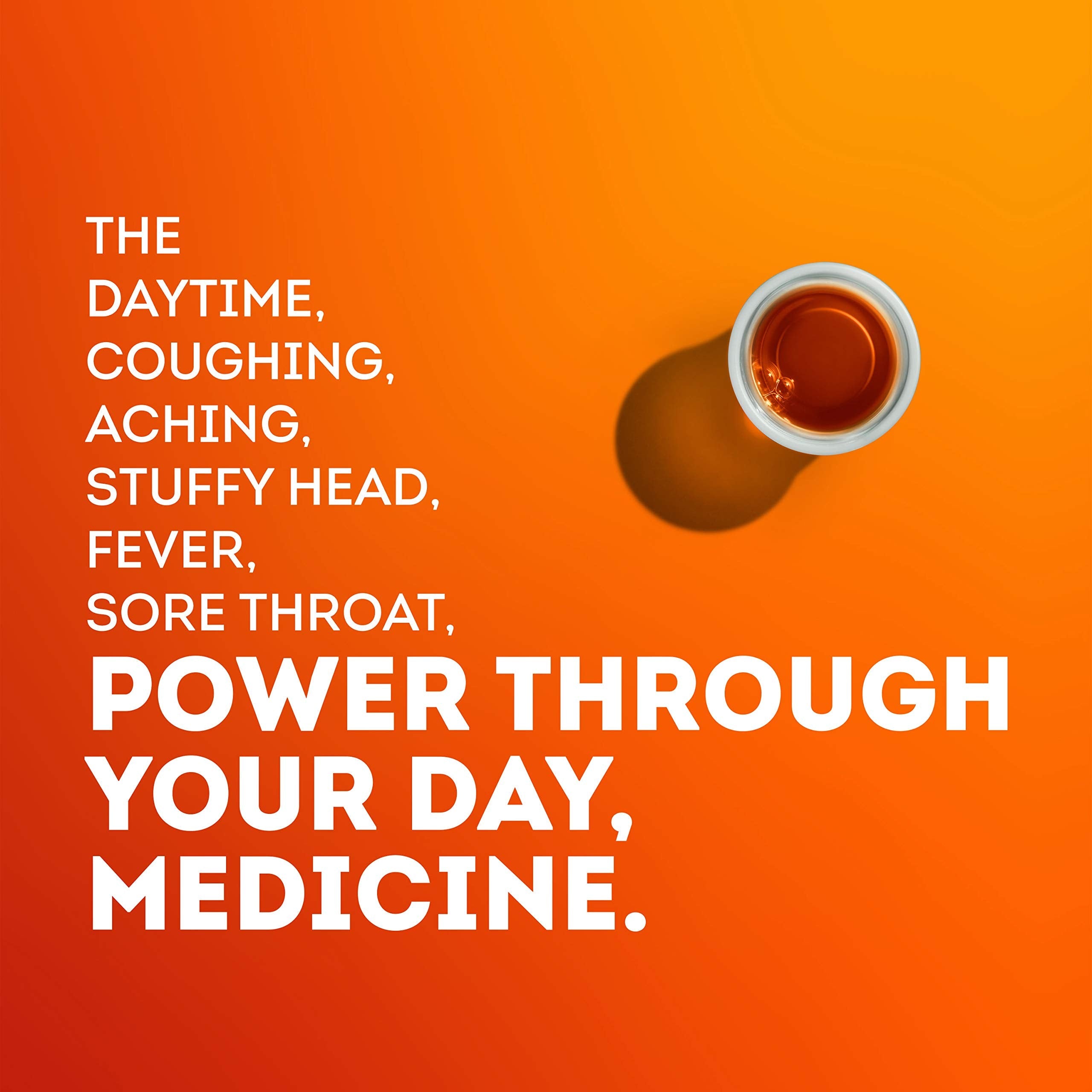 Buy now Vicks DayQuil Cold and Flu Relief Liquid Medicine, Non-Drowsy Powerful Multi-Symptom Daytime Relief for Headache, Fever, Sore Throat, Minor Aches and Pains, Nasal Congestion, Sinus Pressure, and Cough, 12 FL OZ at indiglob india