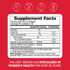 AZO Cranberry Supplement, Made with Concentrated Whole Fruit Cranberry Powder to Help Cleanse and Protect the Urinary Tract*, Sugar Free Cranberry Pills, Non-GMO, 100 Softgels