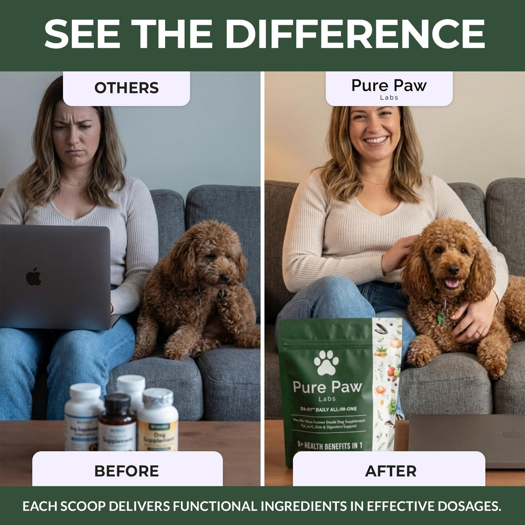 DA-1 Daily All-in-One Dog Supplement Powder | Dog Multivitamin with Probiotics for Gut Health | Supports Skin & Coat, Joints, Allergies & Immune Health | Human Grade Formula