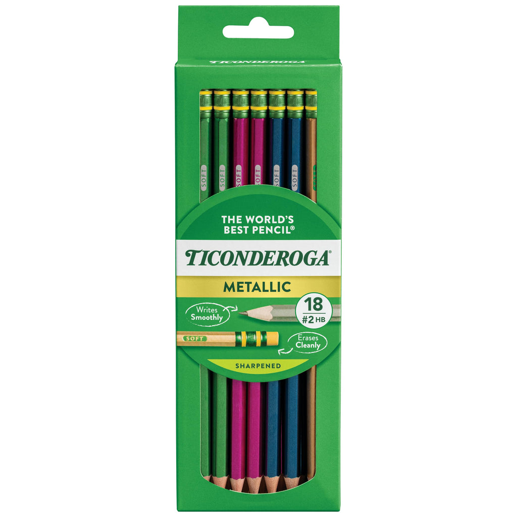 Buy now Ticonderoga Wood-Cased Pencils, Pre-Sharpened, #2 HB Soft, Neon Colors, 10 Count at indiglob india