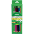 Buy now Ticonderoga Wood-Cased Pencils, Pre-Sharpened, #2 HB Soft, Neon Colors, 10 Count at indiglob india