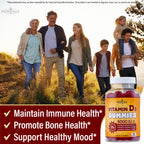 NEW AGE Vitamin D3 5000 IU 125mcg Gummies - Immune Supplement - Non-GMO, Gluten-Free, Dairy-Free, No Gelatin (120 Gummies (Pack of 2))