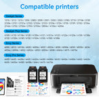 Printer Ink 67 Compatible for HP 67 Black Ink Cartridge Compatible for HP Ink 67 for HP 67 Ink Fit for DeskJet 2855e 2800e 4155e 2755e 2700 2700e 4100 4255e Envy 6055e 6455e 6000 6400 Printer(2 Black)