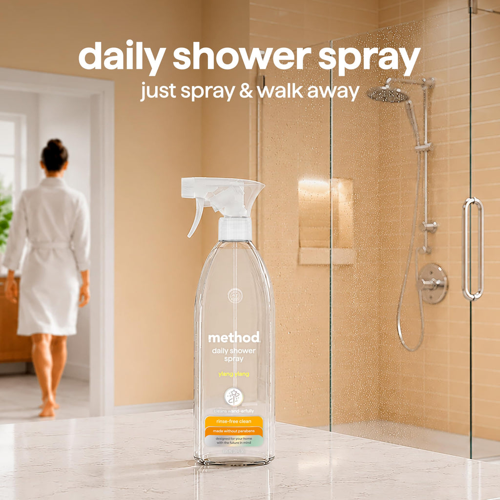 method Daily Shower Cleaner Spray, Ylang Ylang, 28 fl oz
