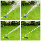 WEMADE Heavy Duty Metal Pulsating Sprinklers for Yard - 360 Degree Roating Automatic Water Sprinkler for Lawn with Metal Base, Impact Sprinklers for Large Area Covers Up to 85‘ Diameter