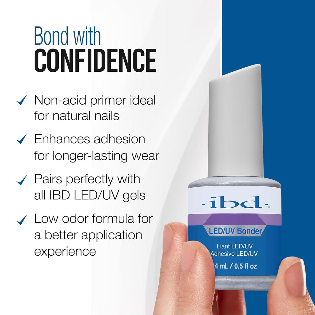 Buy now IBD LED/UV Bonder â€“ Nail Primer for Gel Polish and Acrylic Nails, Nail Bonder for Long-Lasting Adhesion, 0.5 oz at indiglob india