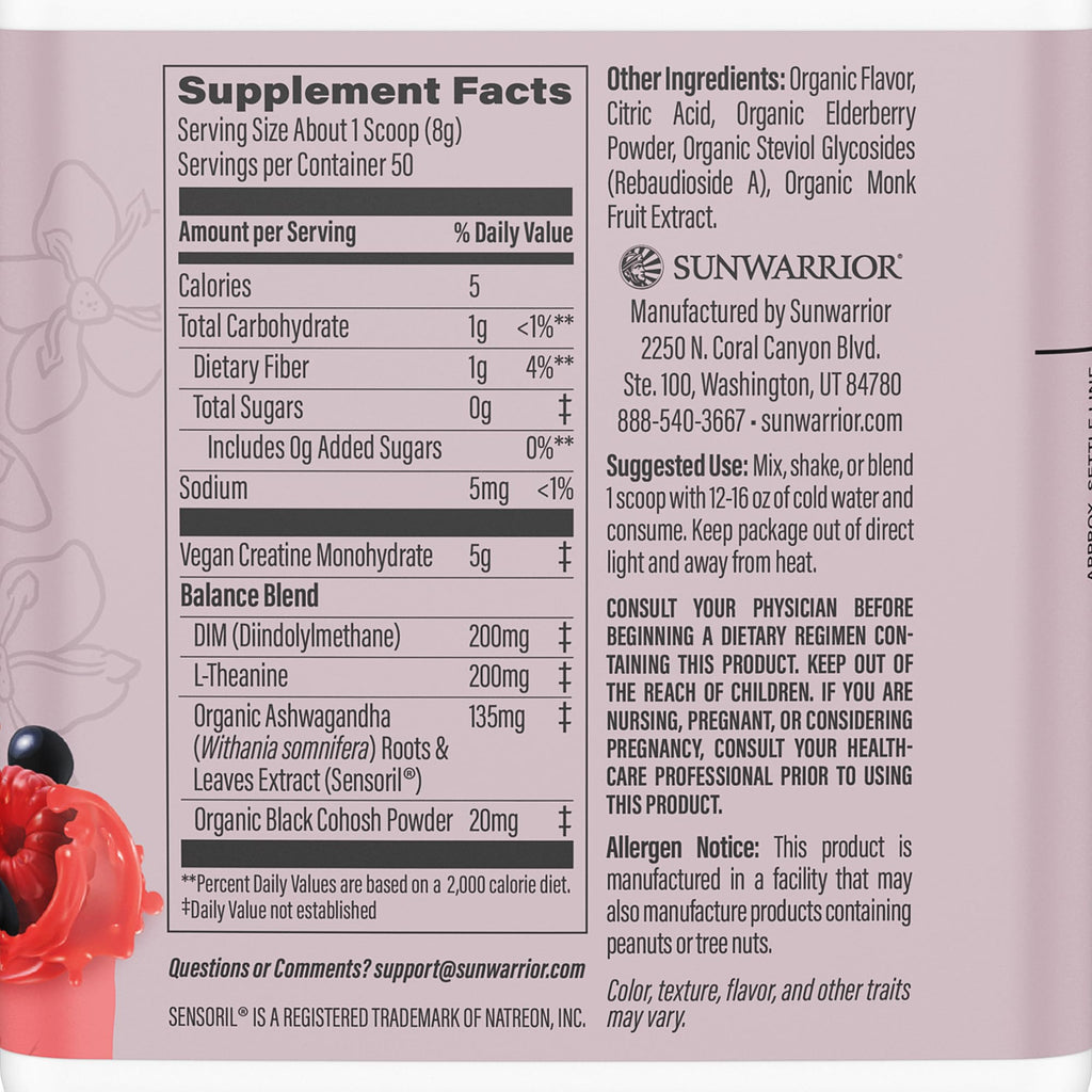 Creatine Supplement for Women Monohydrate Powder Raspberry Lemonade