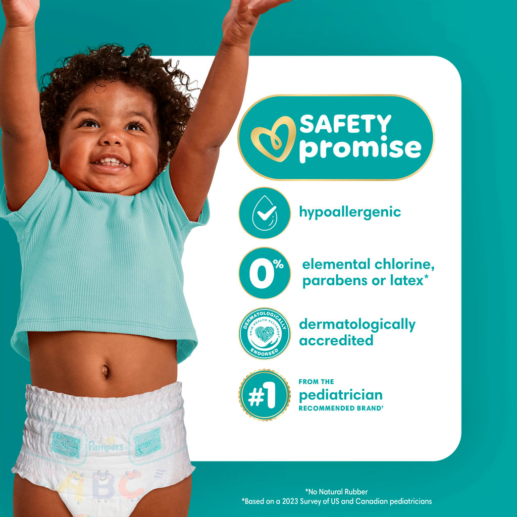Pampers Diapers - Cruisers 360 - Size 4, 21 Count, up to 100% Leakproof Pull-On Diaper for Active Babies