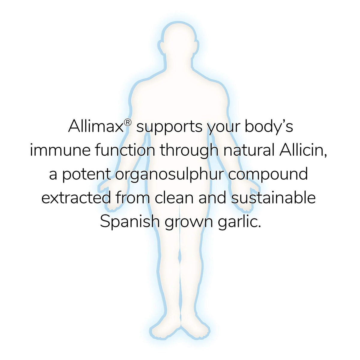 Allimax Pro Practitioner Strength 450 mg Allicin from Garlic, 100 Vegetarian Capsules (Vegicaps), Stabilized AlliSURE® Allicin, Supports Normal Immune Function, Non-GMO