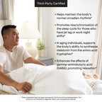 THORNE Melaton-3, 5 mg Melatonin Supplement, 60 Capsules | Supports Restful Sleep & Normal Circadian Rhythms, Helps Resynchronize the Sleep-Wake Cycle*, NSF Contents Certified