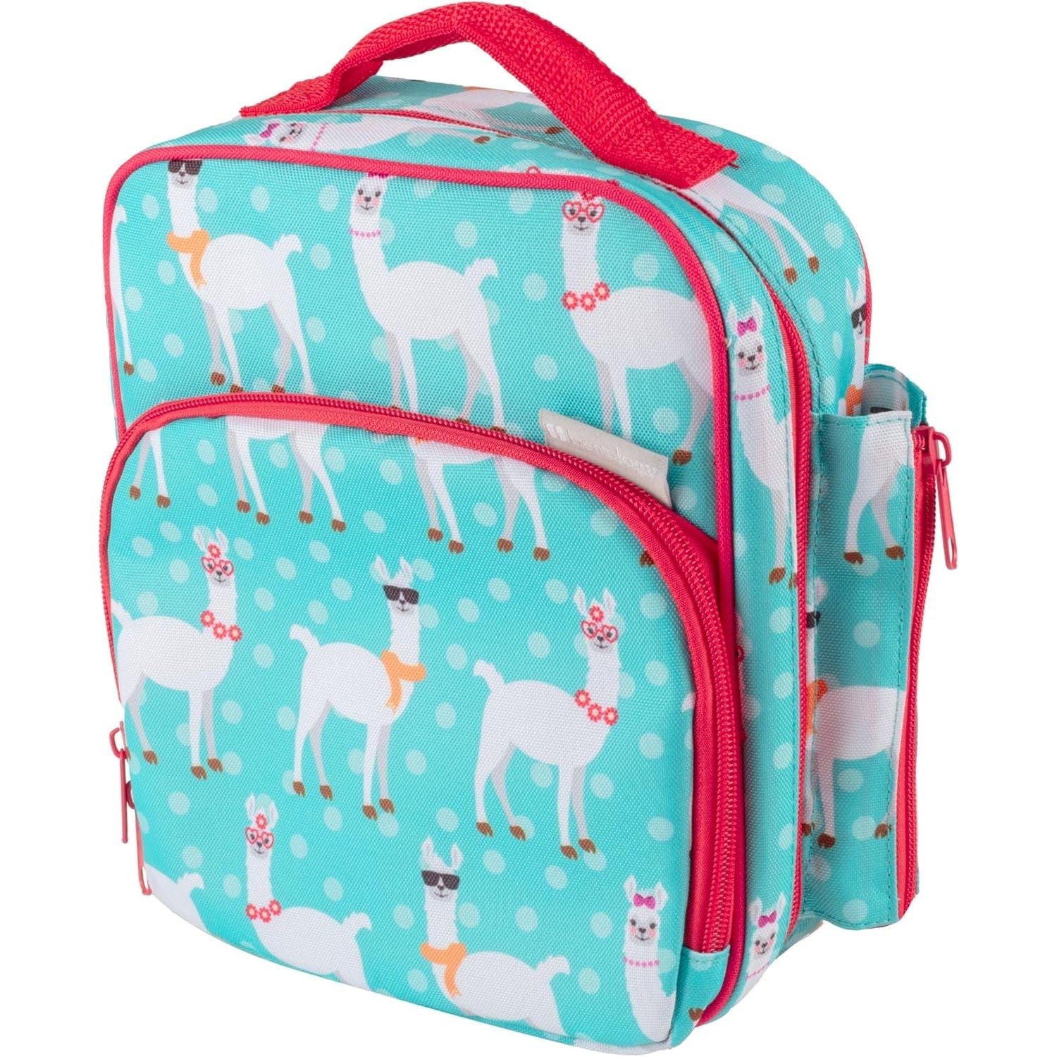 Buy now Kids Insulated Lunch Box w Snack Pocket & Expandable Water Bottle Holder For Girls- Waterproof Lunchbox Tote Keeps Food Hotter or Colder Longer - Reusable Back to School Bag Fits Most Bento Containers Llama at indiglob india