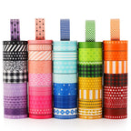 KEVIN&SASA CRAFTS 50 Rolls Washi Tape Set